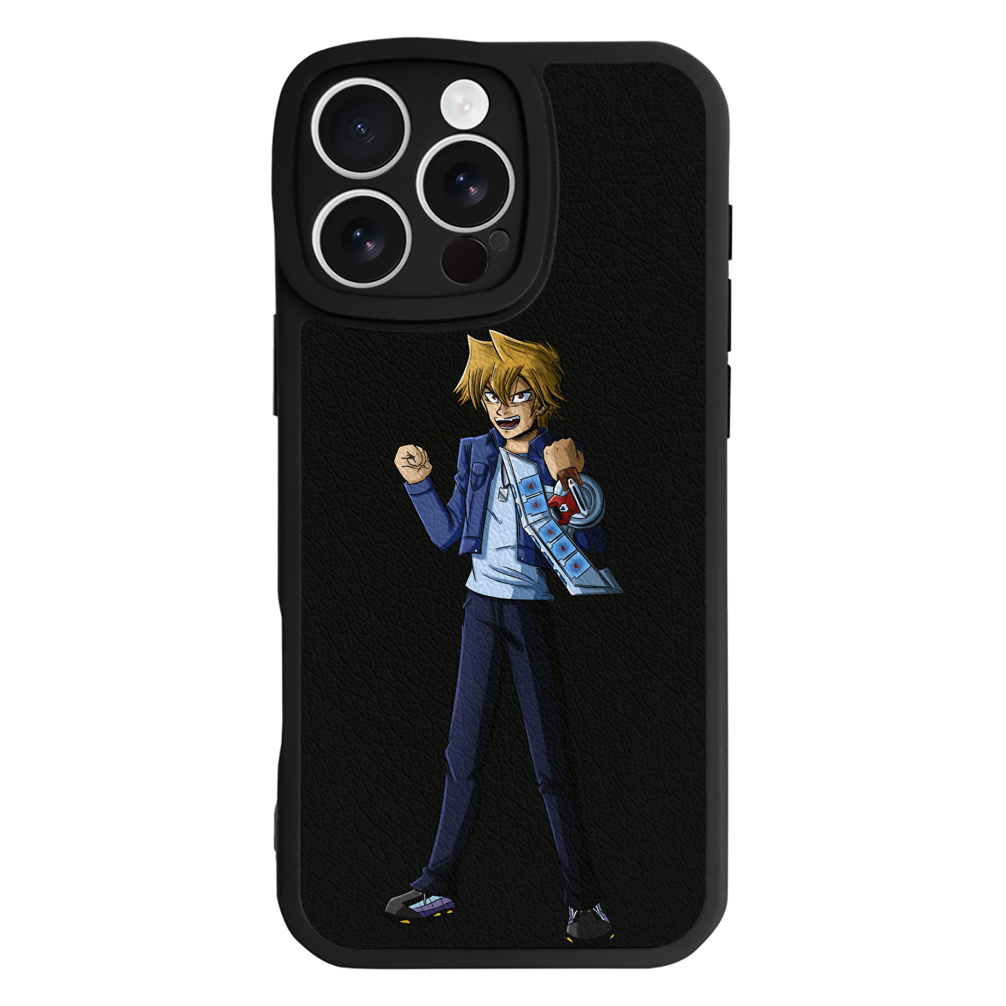 遊☆戯☆王 Yu-Gi-Oh! 【iPhone 16シリーズ対応】シリコンスマホケース（レザー調） 材質：シリコン